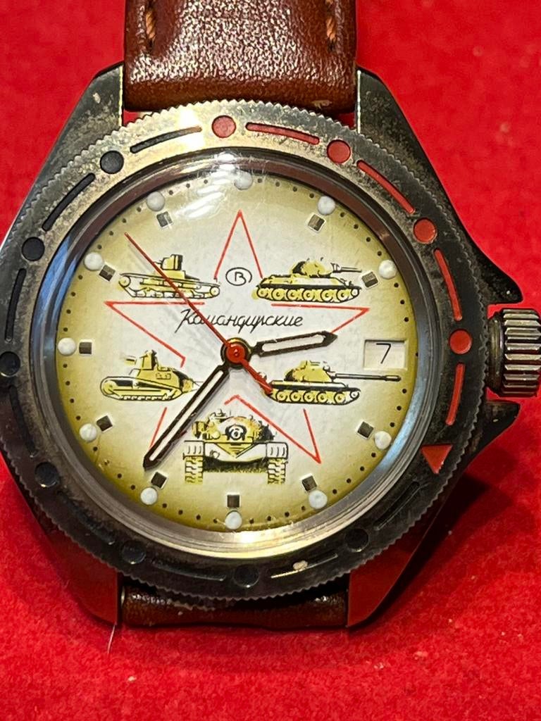 Heren horloge Wostok Militaire, Ophalen of Verzenden