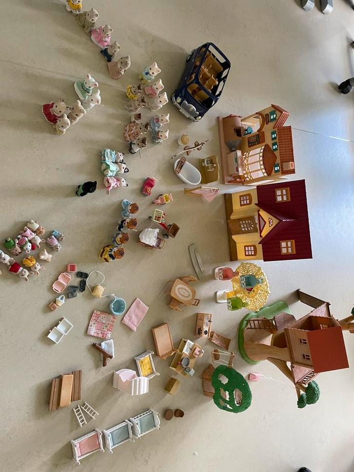 Sylvanian (diversen), Verzamelen, Poppenhuizen en Toebehoren, Gebruikt, Poppenhuis, Ophalen