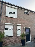 Complete rolluiken voor woning. Voor en achterkant, Doe-het-zelf en Verbouw, Rolluiken, Ophalen, Gebruikt, Wit