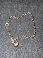 Enkel of armbandje 925 zilver met eendje, Verzenden, Gebruikt, Zilver