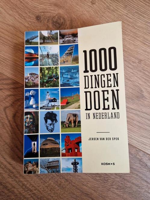 Jeroen van der Spek - 1000 dingen doen in Nederland, Boeken, Reisgidsen, Zo goed als nieuw, Overige merken, Ophalen of Verzenden