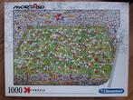 Puzzel Clementoni Mordillo, football, 1000 st., Ophalen, 500 t/m 1500 stukjes, Gebruikt, Legpuzzel