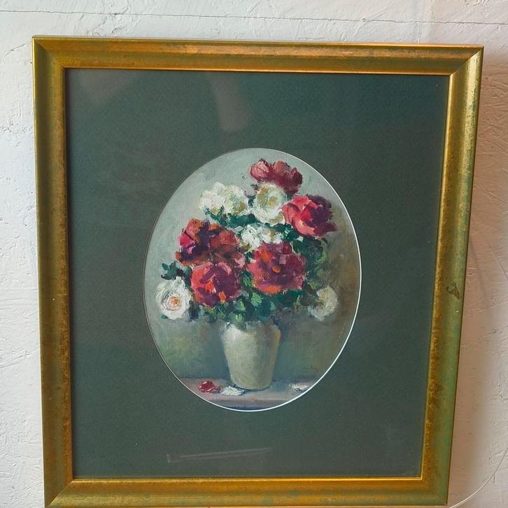 Nico van Rijn stilleven olieverf, Antiek en Kunst, Kunst | Schilderijen | Klassiek, Ophalen of Verzenden