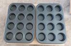 Muffin bakvorm 2x 12 stuks, Hobby en Vrije tijd, Taarten en Cupcakes maken, Ophalen of Verzenden, Zo goed als nieuw, Cupcakes