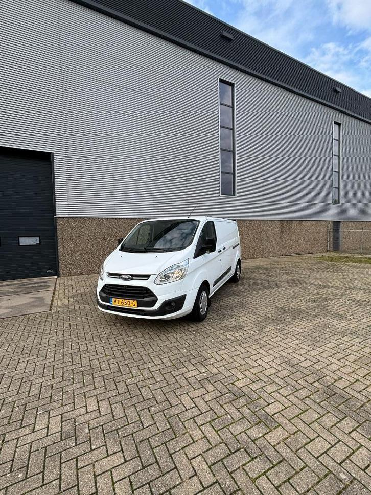 Ford Transit Custom 2.2 TDCi 2016 Werkbus volledig ingericht, Auto's, Bestelauto's, Bedrijf, Airbags, Airconditioning, Apple Carplay