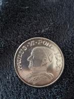 Zilveren penning Paus Paulus Pont V1 Max, Ophalen of Verzenden, Zilver, Buitenland
