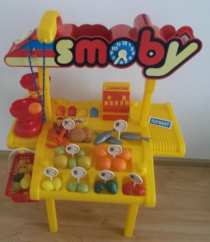 Winkeltje Smoby met toebehoren (in doos), Kinderen en Baby's, Speelgoed | Speelkeukens, Gebruikt, Kunststof, Ophalen