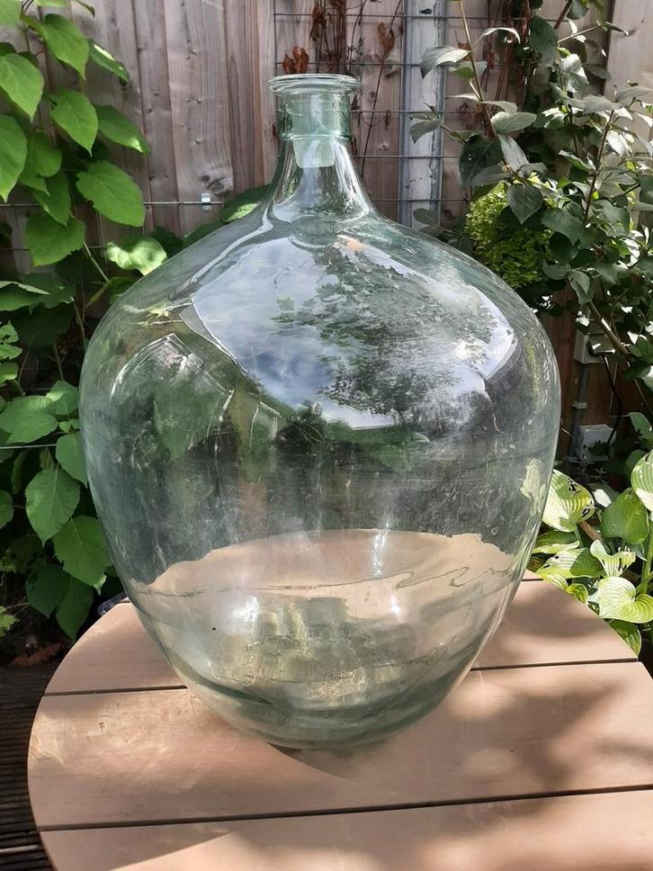 Grote gistfles incl stolp, Antiek en Kunst, Curiosa en Brocante, Ophalen