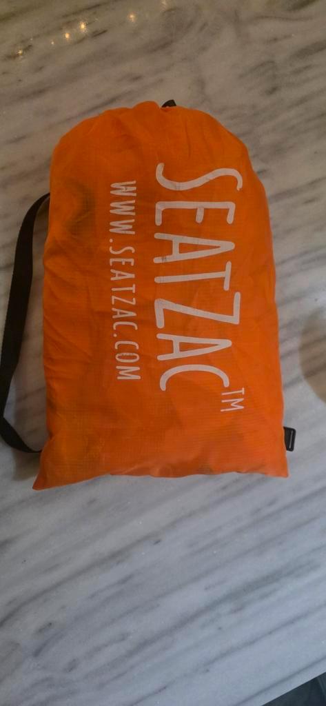 Seatzac Zitzak - Chill waar je wilt!, Huis en Inrichting, Zitzakken, Nieuw, Zitzak, Oranje, Ophalen of Verzenden