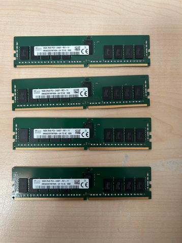 4 16GB DDR4-2400 ECC Registered Servergeheugen – SK Hynix beschikbaar voor biedingen