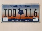 Kentekenplaat South Carolina Amerika usa., Verzamelen, Ophalen of Verzenden, Gebruikt, Auto's