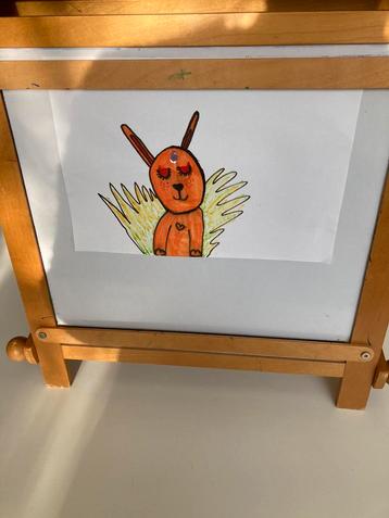 Schoolbord ‘old school’ Schildersezel voor kinderen beschikbaar voor biedingen