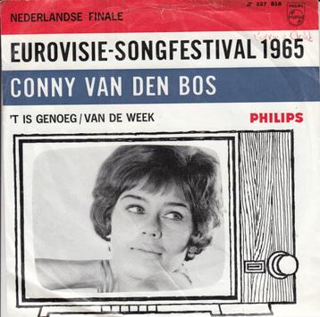 Vinyl-Single -1965 - Conny van den Bos – 't Is Genoeg beschikbaar voor biedingen