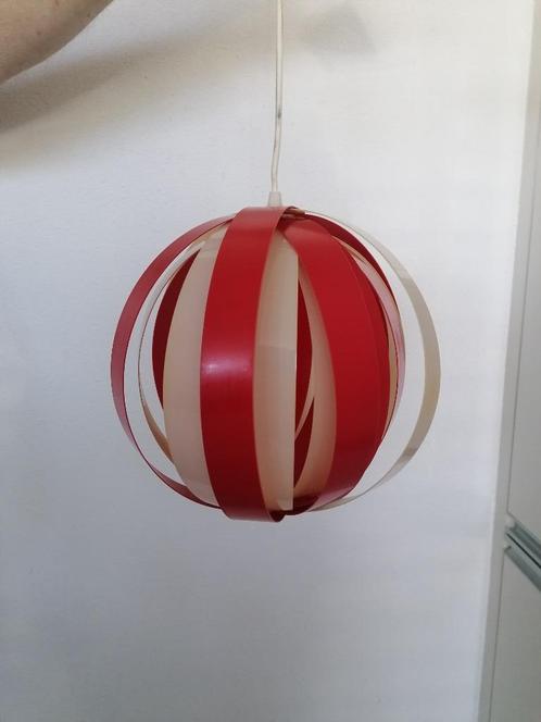 vintage seventies retro kunststof lamellen lamp igst, Antiek en Kunst, Antiek | Lampen, Ophalen