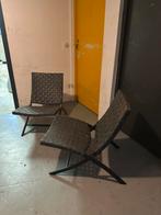 Balkon / tuinstoelen, Tuin en Terras, Tuinstoelen, Ophalen, Zo goed als nieuw, Aluminium