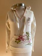 Protest Trui met Capuchon - Roomwit/Roze/Groen - Maat S, Beige, Ophalen of Verzenden, Zo goed als nieuw, Protest