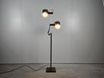 Vintage vloerlamp spots verstelbaar, Huis en Inrichting, Lampen | Tafellampen, Ophalen, Gebruikt, Glas, Minder dan 50 cm