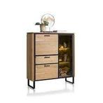 Nieuwe kast Highboard, Kikar+metaal Tokyo van Henders& Hazel, Met plank(en), 100 tot 150 cm, 100 tot 150 cm, Nieuw