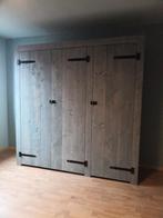Grey wash/ white wash maatwerk kledingkasten massief hout, Ophalen of Verzenden, Nieuw