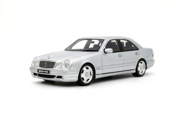 MERCEDES BENZ E55AMG W210 ZILVER '01 OTTO MOBILE 1/18 OT459  beschikbaar voor biedingen