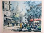 Kleuren ets/ litho van Marcel Julien Baron 1872-1956, Verzenden