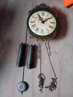 vintage antieke klok wandklok met gewichten en slinger, Antiek en Kunst, Antiek | Klokken, Ophalen