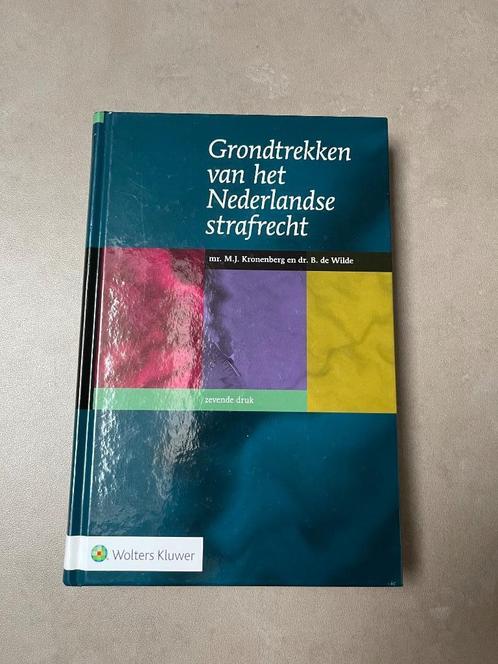 Grondtrekken van het Nederlandse strafrecht, Boeken, Studieboeken en Cursussen, Zo goed als nieuw, WO, Alpha, Ophalen of Verzenden