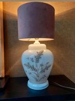 Vintage Tafellamp brocant  botanisch Aziatische, Gebruikt, ., Ophalen of Verzenden, .