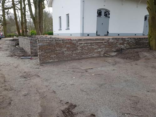 Oude gebakken walen, Tuin en Terras, Tegels en Klinkers, Gebruikt, Klinkers, Overige materialen, 10 m² of meer, Ophalen