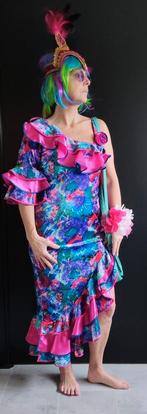 Carnaval jurk Caribbean maat m., Kleding | Dames, Maat 38/40 (M), Carnaval, Ophalen of Verzenden, Kleding