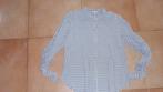 zgan Damesblouse NUKUS maat XL grijs geblokt gekreukt katoen, Overige kleuren, Maat 46/48 (XL) of groter, Ophalen of Verzenden