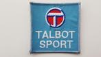 Talbot gitanes sport vintage patch badge opnaai, Verzamelen, Ophalen of Verzenden, Nieuw, Auto's