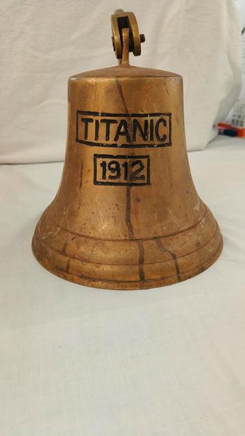 Scheepsbel Titanic Antiek brons beschikbaar voor biedingen