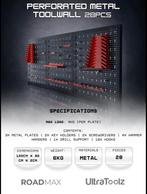 Nieuw UltraToolz 28-delig ophangsysteem Gereedschapwand, Dr.Nolenslaan 157E 6136GM Sittard, Nieuw, Ophalen of Verzenden, Info@roadmax.nl