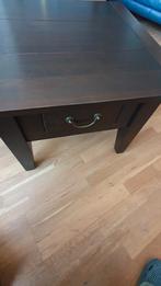 2 Bijzettafeltjes als nieuw, Vierkant, 55 tot 75 cm, Zo goed als nieuw, Hout