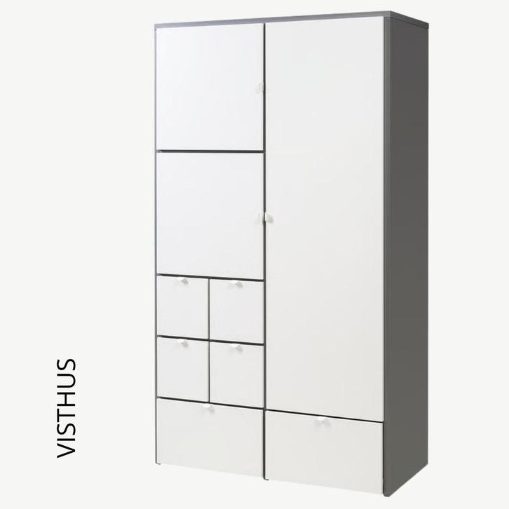 kledingkast Visthus, Huis en Inrichting, Kasten | Kledingkasten, Zo goed als nieuw, 200 cm of meer, 100 tot 150 cm, 50 tot 75 cm