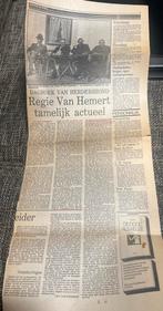 Krantenartikel Dagboek van Herdershond, jaren 80, Verzenden, Gelezen, Krant