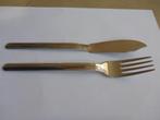 vismes en vork palermo inox 18-10., Ophalen of Verzenden, Zo goed als nieuw, Rvs of Chroom, Vaatwasserbestendig