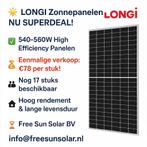 Longi 540-560Wp Zonnepanelen - 17 Stuks Nieuw, Ophalen of Verzenden, Nieuw, Paneel, 200 wattpiek of meer