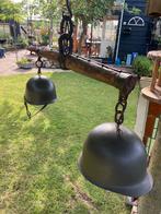 Militaire mancave lamp kunstobject te koop., Huis en Inrichting, Lampen | Hanglampen, Ophalen of Verzenden, Zo goed als nieuw