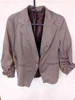 Blazer dames normale lengte Beige/Grijs, Maat 38/40 (M), Beige, Ophalen of Verzenden, Zo goed als nieuw