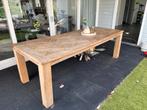 Eiken Eettafel 250x100cm, Huis en Inrichting, Tafels | Eettafels, Ophalen, Gebruikt, Eikenhout, 200 cm of meer