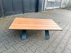 Moderne rechthoekige tuintafel, Tuin en Terras, Tuintafels, Ophalen, Gebruikt, Rechthoekig, Metaal