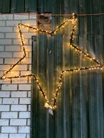 Kerstster van ijzer met verlichting, Ophalen of Verzenden, Gebruikt, Metaal, Minder dan 50 cm