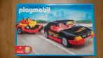 Playmobil 4442 auto met aanhangwagen en go kart, Nieuw, Complete set, Ophalen of Verzenden