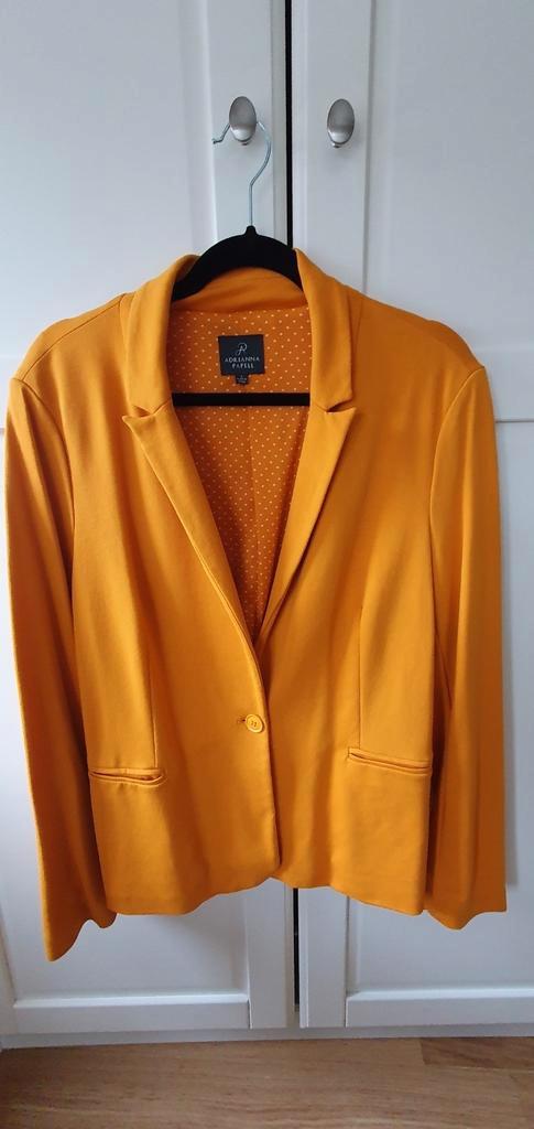 NIEUW OKERGEEL COLBERT JASJE...maat l...ADRIANNA PAPELL, Kleding | Dames, Jasjes, Kostuums en Pakken, Nieuw, Geel, Ophalen of Verzenden