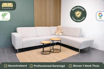 Moderne hoekbank beige Ecru [Refurbished] beschikbaar voor biedingen