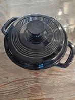 Gietijzeren braadpan / stoofpan, Huis en Inrichting, Gebruikt, Gietijzer, Ophalen of Verzenden, Keramische plaat