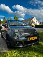 Fiat 500 0.9 80pk Twinair Turbo 2014 Grijs, Voorwielaandrijving, Zwart, 875 cc, Leder en Stof