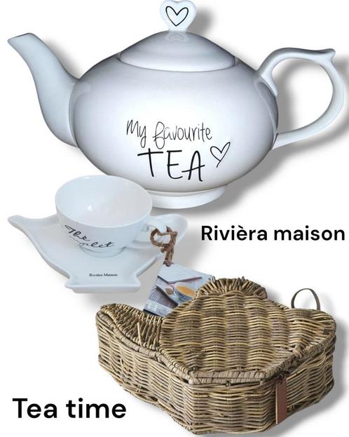 Rivièra maison tea time van 79,85€ Voor  ..., Huis en Inrichting, Keuken | Servies, Ophalen of Verzenden